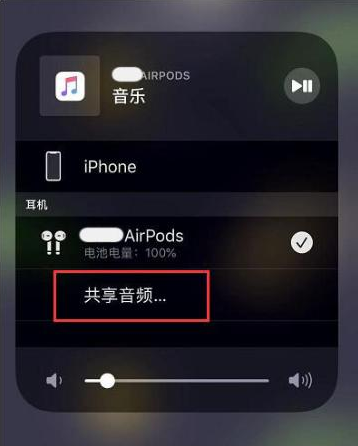 海伦苹果14音频维修点分享iPhone14音频共享设置方法 