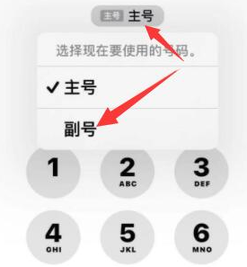 海伦苹果14维修店分享iPhone 14 Pro Max使用副卡打电话的方法 